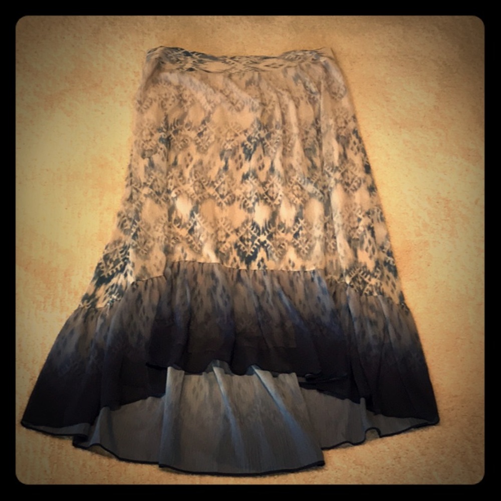 Sandance watercolor skirt